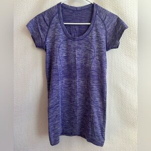lululemon Run Swiftly Tech Women’s Purple Short Sleeve Tee Size: 6